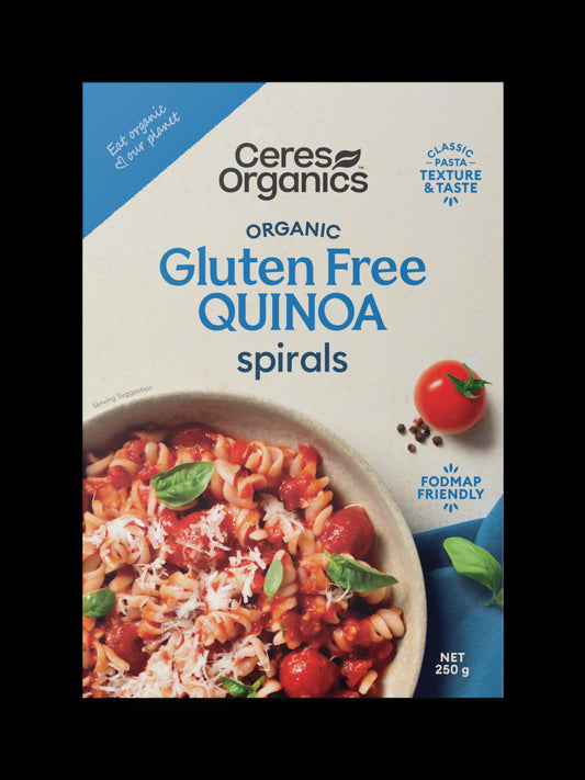 Ceres Organic Quinoa Gluten Free Spirals 250g