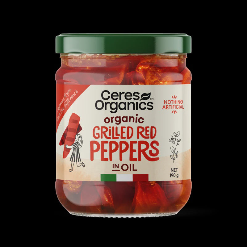Ceres Organic Grilled Peppers 190g
