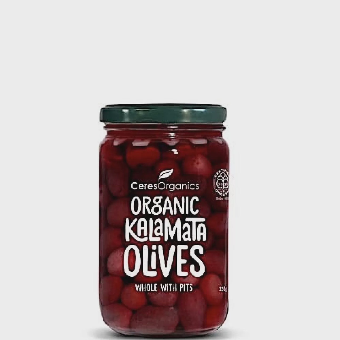 Ceres Organic Kalamata Olives Whole w/ pits 320g