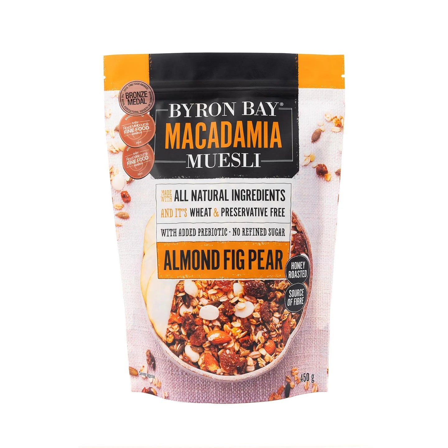 Byron Bay Macadamia muesli almond fig and pear