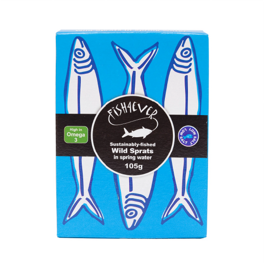 Fish 4 Ever Sardines (Brislings) in Spring Water 105g