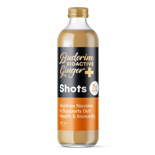 Buderim Ginger + Bioactive Ginger Plus Hot Multi Shots 350ml
