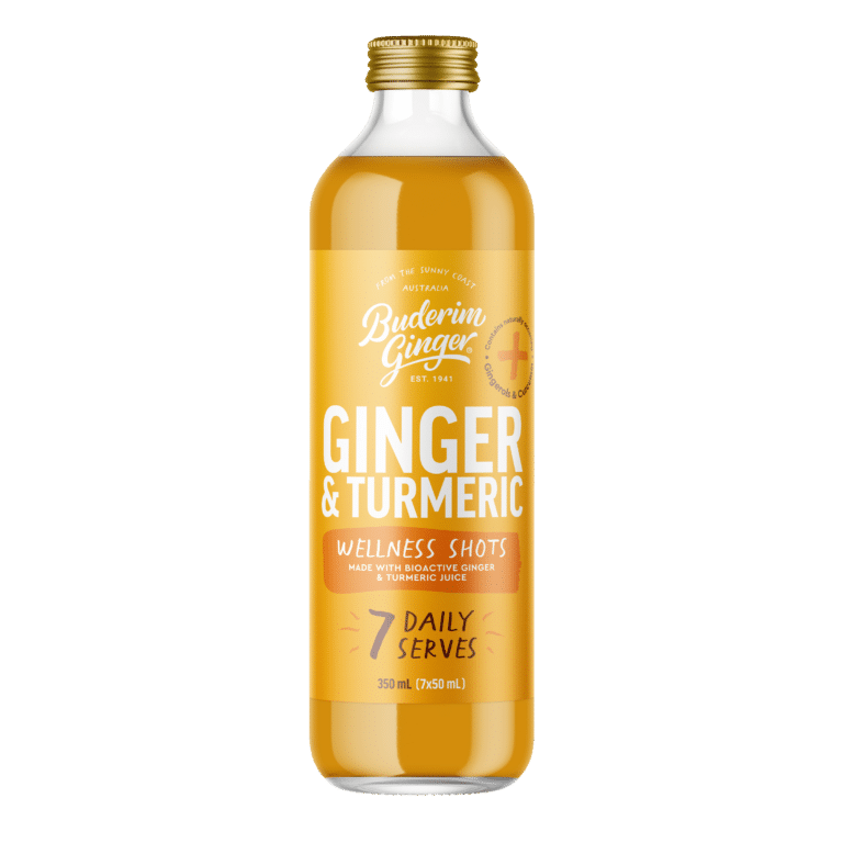 Buderim Ginger Ginger + Turmeric Wellness Shots 350ml