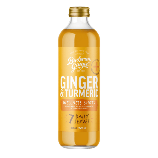 Buderim Ginger Ginger + Turmeric Wellness Shots 350ml