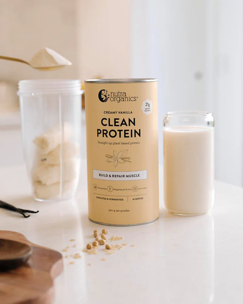 Nutra Organics Clean Plant Protein 500g