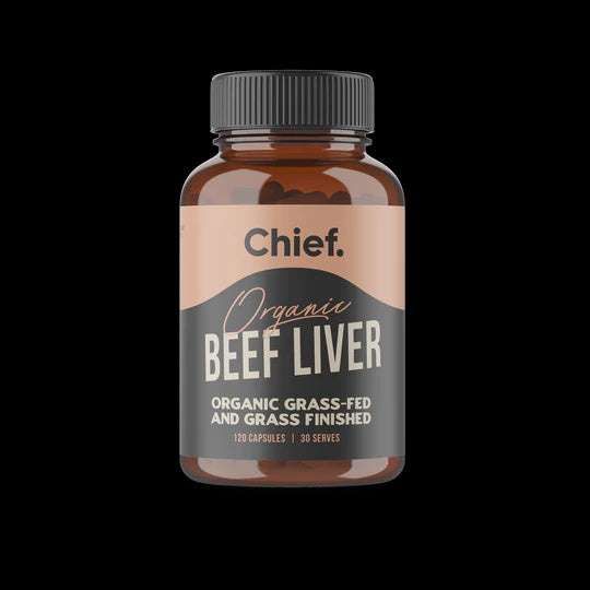 Chief Organic Beef Liver Capsules 120C