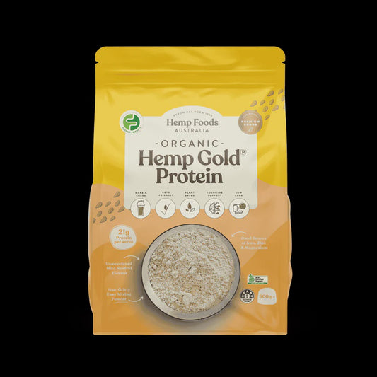 Hemp Foods Australia Organic Hemp Gold Protein 450g