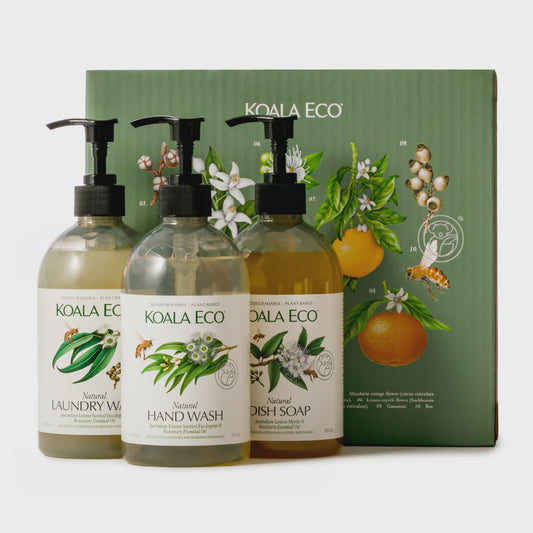 Koala Eco Gift Collection - Home Hand Wash, Laundry Wash & Dish Soap