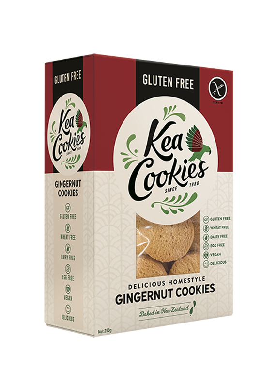 Kea Cookies Gluten Free - Gingernut 250g
