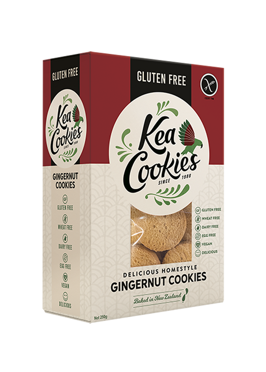 Kea Cookies Gluten Free - Gingernut 250g
