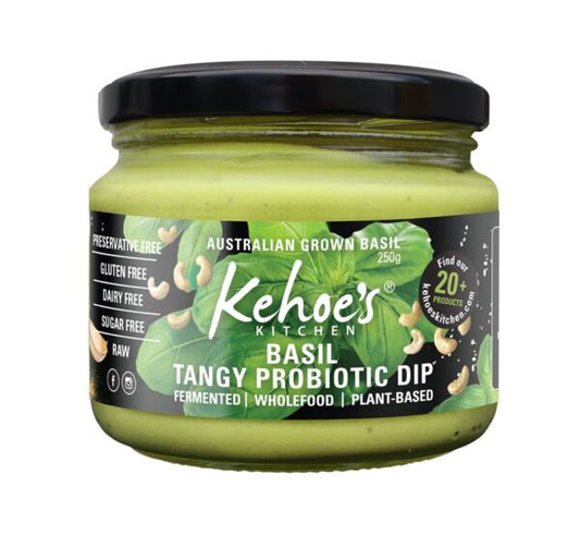 Kehoes Basil Tangy Probiotic Dip 250g