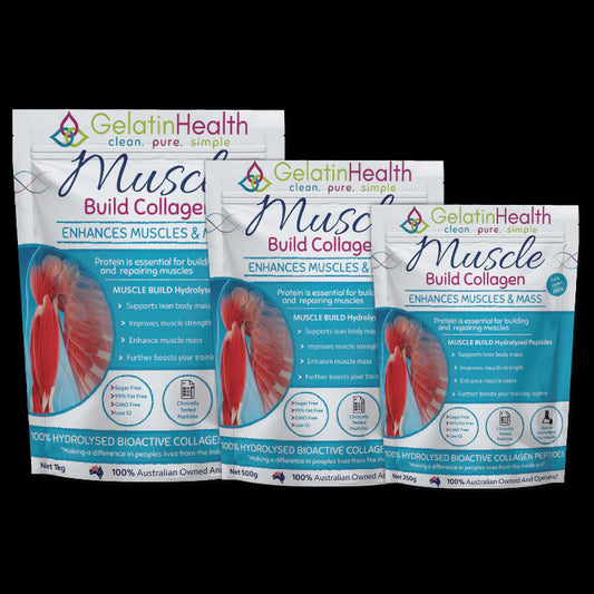 Gelatin Health Muscle build Collagen