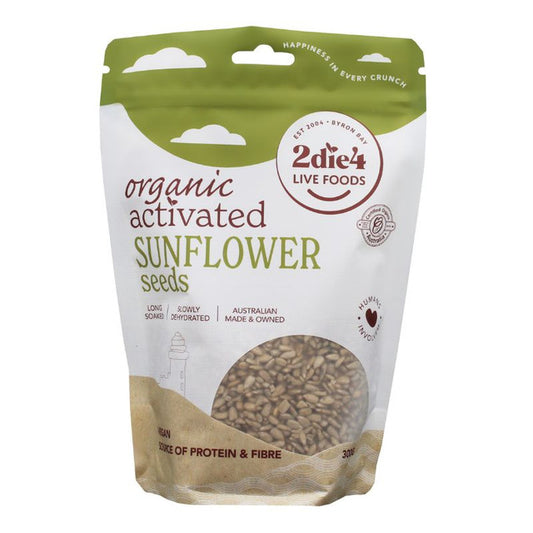 2DIE4 Live foods Organic Activated Sunflower Seeds 300g