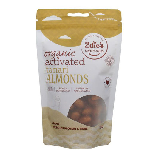 2DIE4 Activated Tamari Almonds 120g