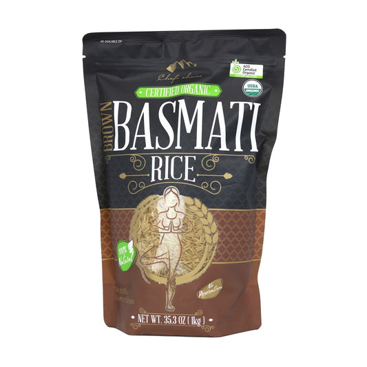 Chefs Choice Organic Brown Basmati Rice 1kg