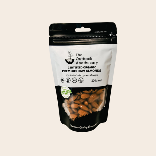 TOA Almonds Raw Organic 200g