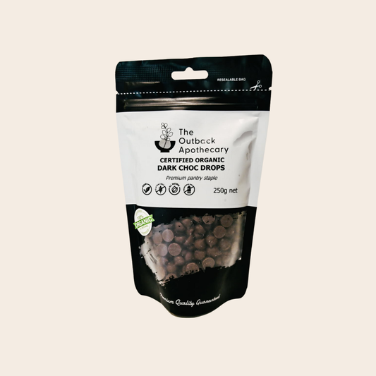TOA Dark Chocolate Drops Organic 250g
