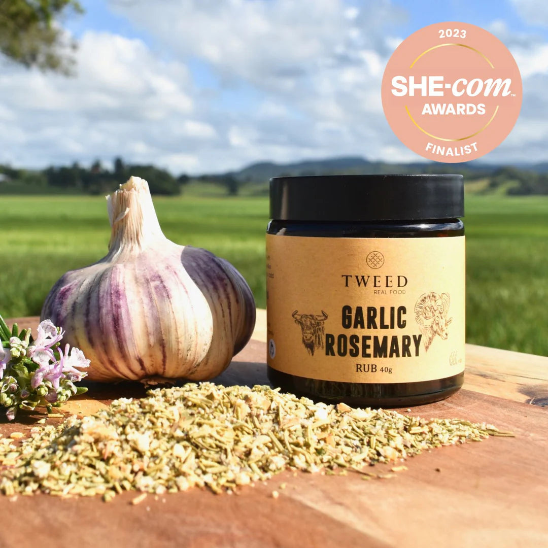 Tweed Real Food Garlic Rosemary Rub Jar 60g