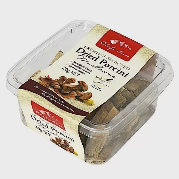 Chefs Choice Dried Porcini Mushrooms 20g