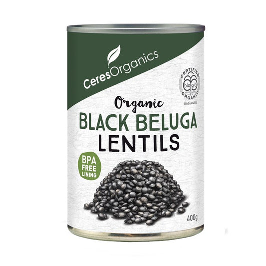 Ceres Organic Black Beluga Lentils 400g