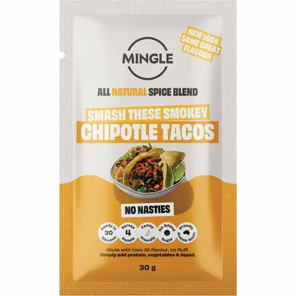 Mingle Natural Seasoning Blend Smokey Chipotle Tacos 30g