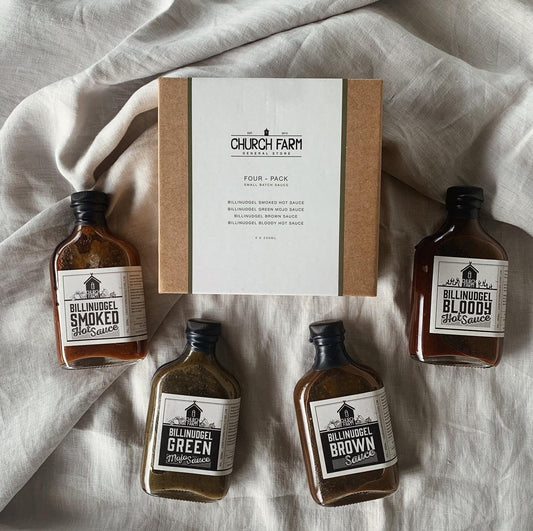 Church Farm Billinudgel Sauce Gift Box incl. 4 sauces