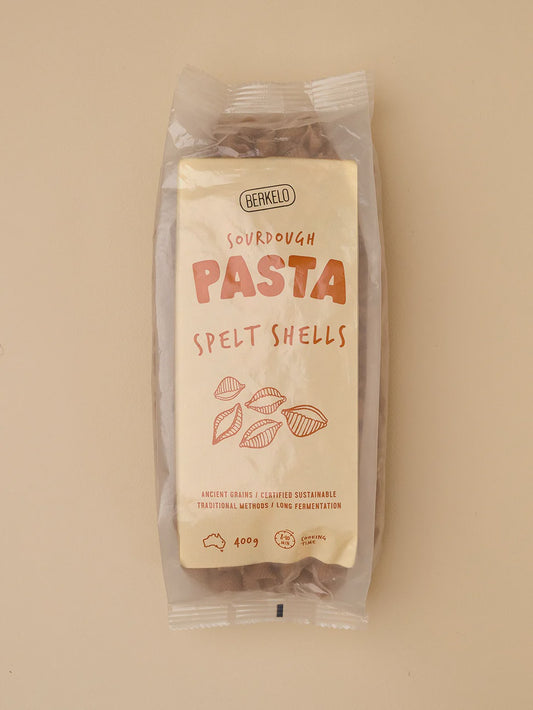 Berkelo Sourdough Pasta Spelt Shells 400g