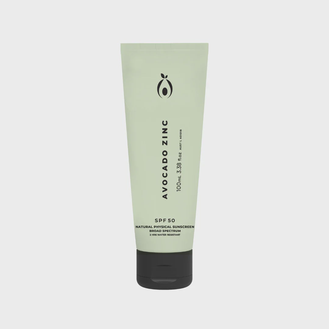 Avocado Zinc SPF50 Natural Physical Sunscreen 100ml