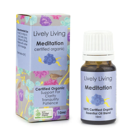 Lively Living Meditation Essential Oil Blend 10ml