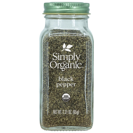 Simply Organic Black Pepper Medium Grind 65g