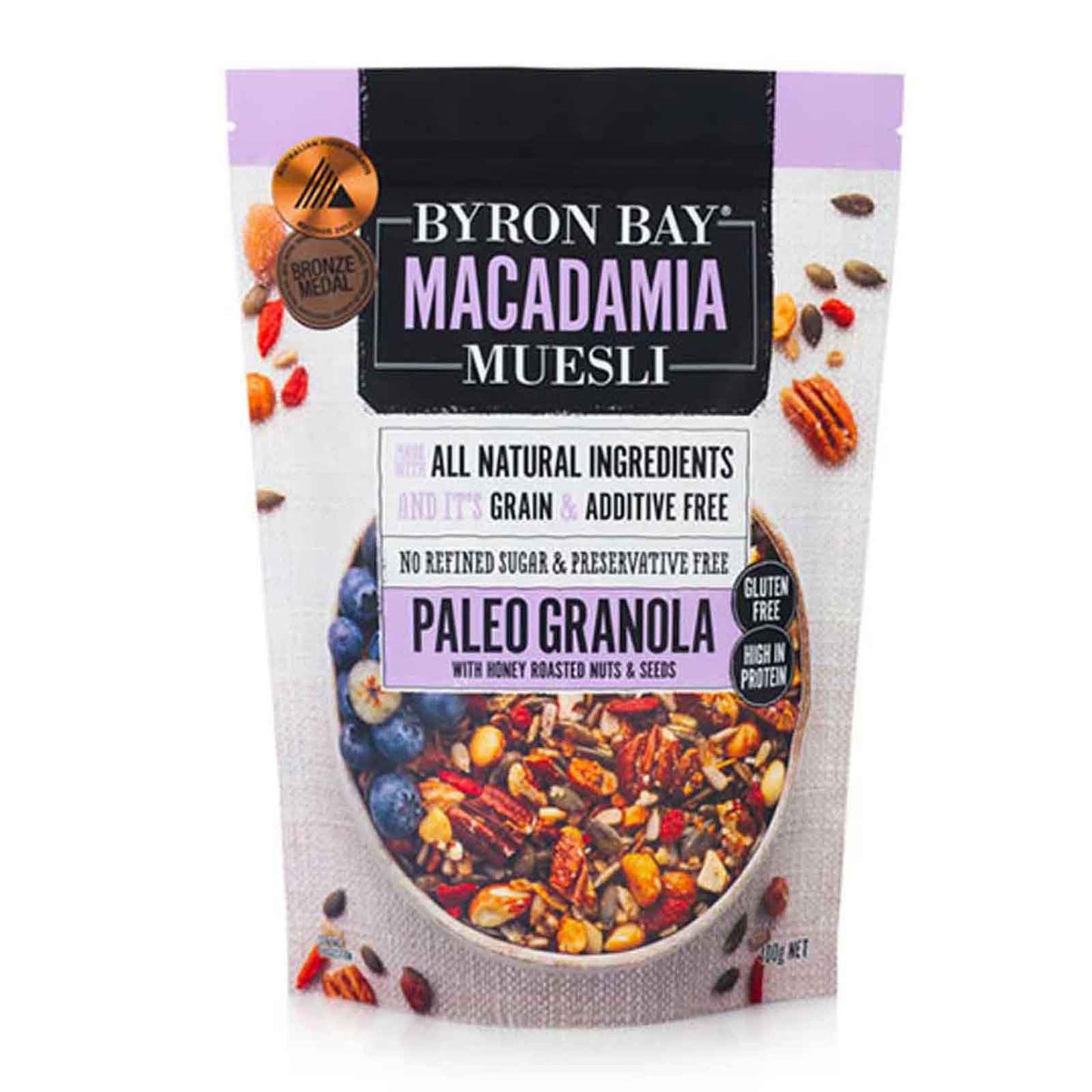 Byron Bay Macadamia Muesli Paleo Granola 375g
