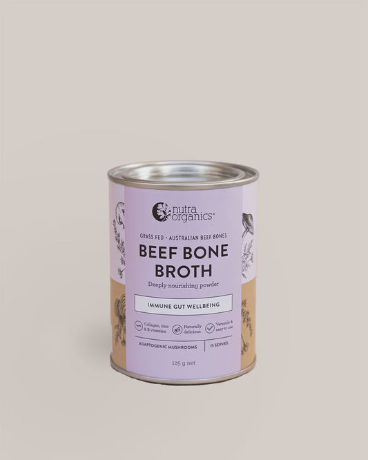 Nutra Organics Beef Bone Broth - Adaptogenic Mushroom 125g
