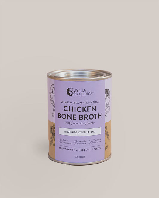 Nutra organics Chicken Bone Broth - Adaptogenic Mushroom 125g
