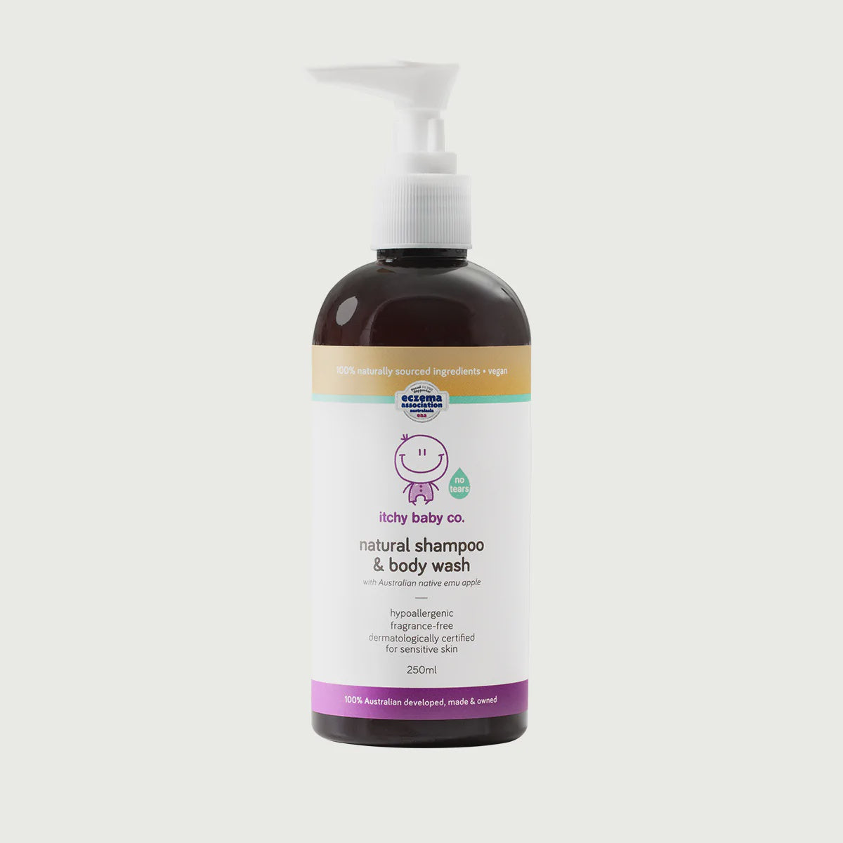 Itchy Baby Co Natural Shampoo & Body Wash 250ml