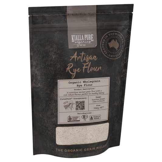 Kialla Pure Organics Wholegrain Rye Flour