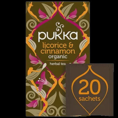 Pukka Herbs- Licorice & Cinnamon Organic Herbal Tea