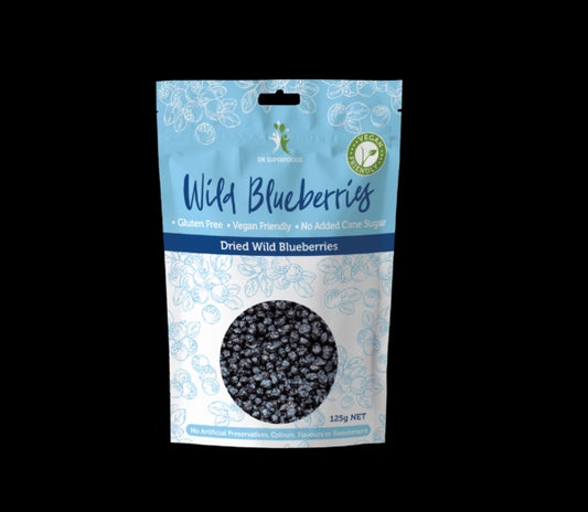 Dr Superfoods Dried Wild Blueberries 125g