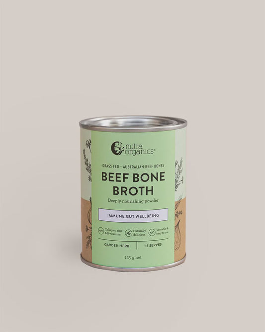 Nutra Organics Beef Bone Broth - Garden Herb 125g