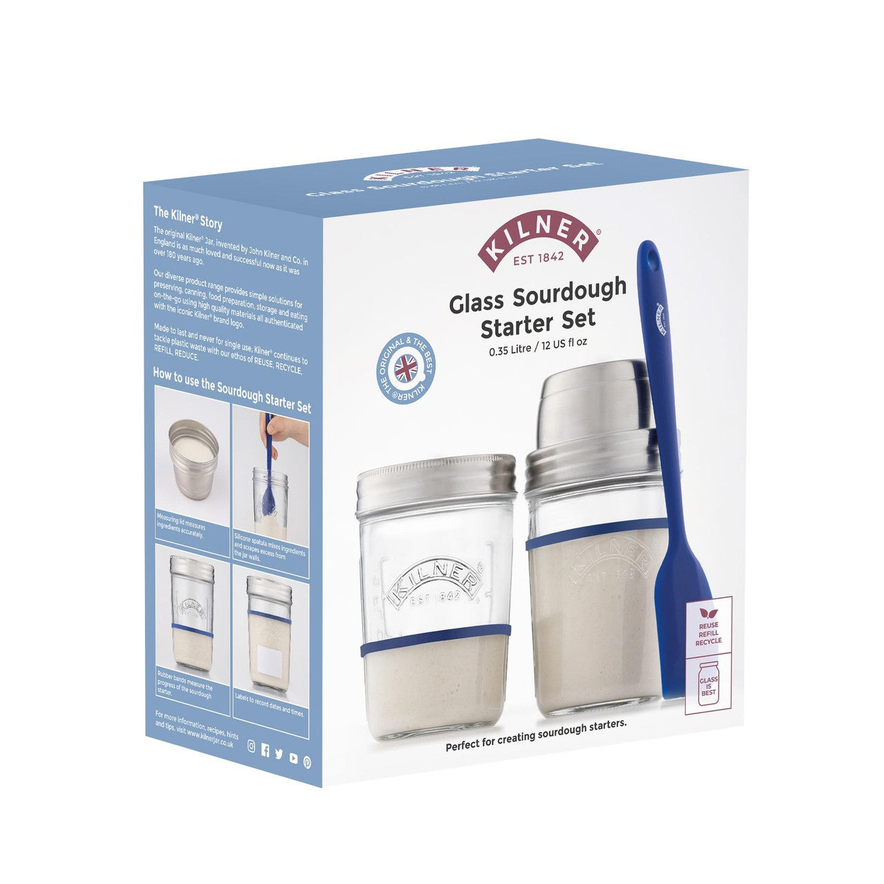 Kilner Sourdough Starter Set 350ml