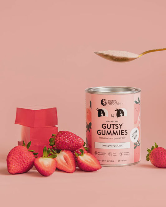 Nutra Organics Gutsy Gummies Strawberry