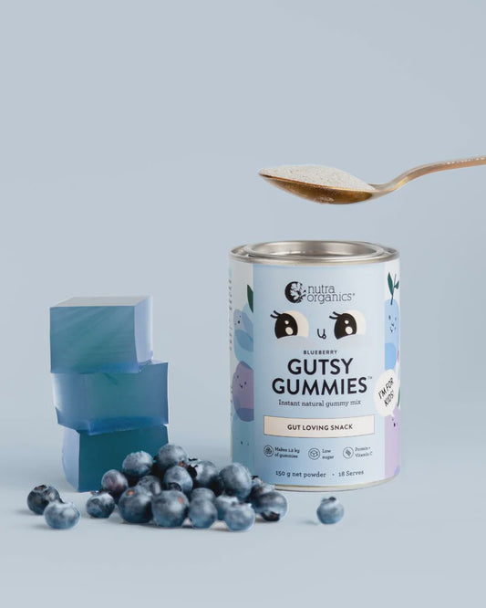 Nutra Organics Gutsy Gummies Blueberry