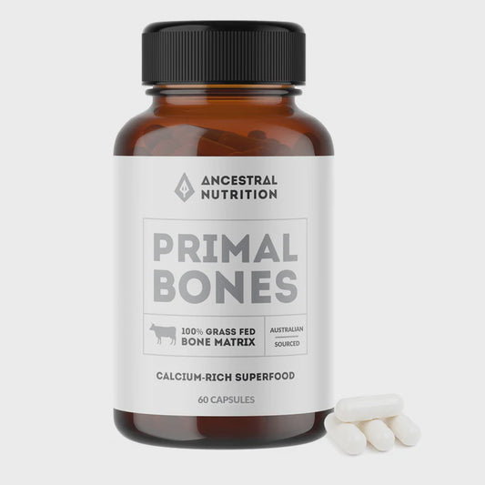 Ancestral Nutrition Primal Bones 100% Grass Fed Bone Matrix 60C