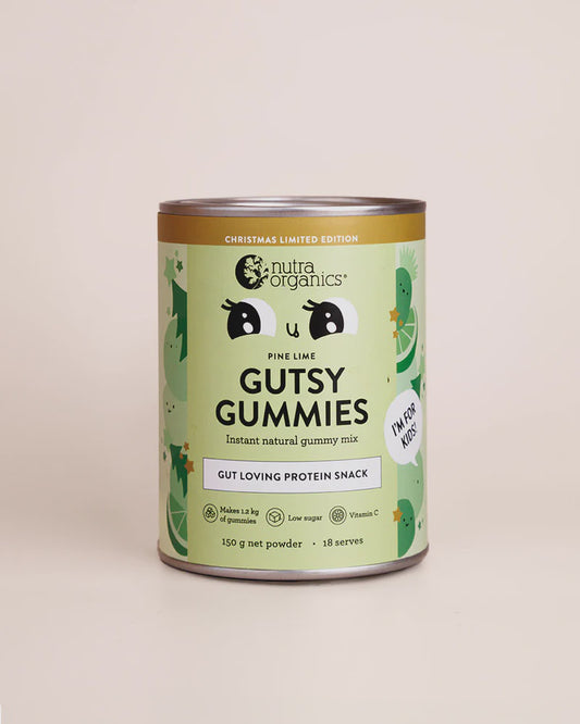 Nutra Organics Gutsy Gummies Christmas Limited Edition Pine Lime 150g