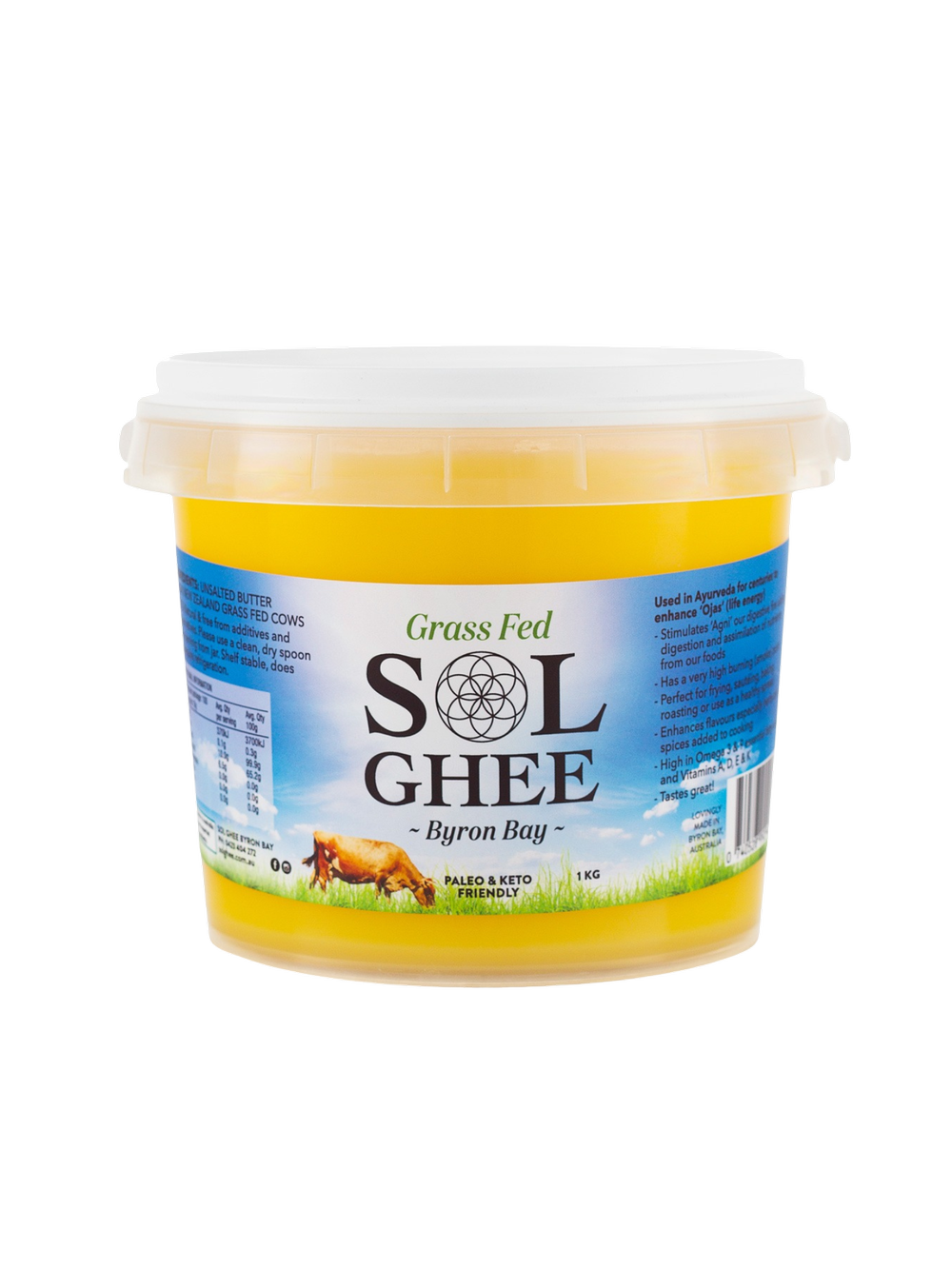 Sol Organics Grass Fed Ghee