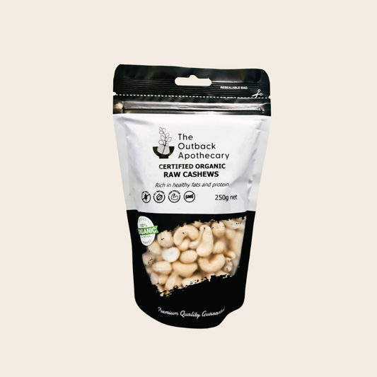TOA Organic Raw Cashews 250g