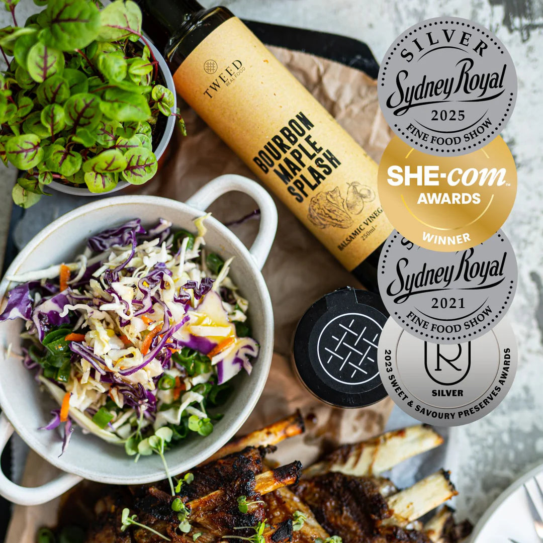 Tweed Real Food Bourbon Maple Splash Balsamic Vinegar 250ml