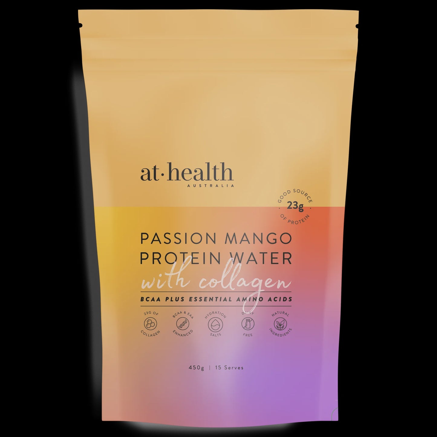 At Health Protein Water Passion Mango 450g