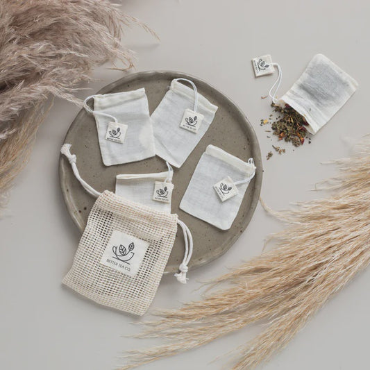 Better Tea Co Reusable Organic Cotton Tea Bags