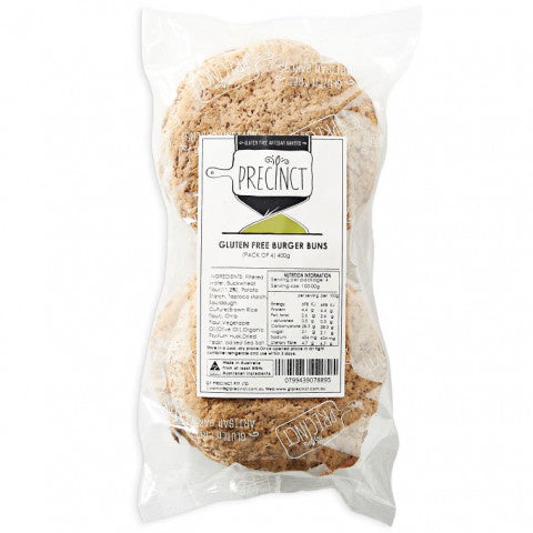 GF Precinct Bread - Burgers Buns (Pack of 4)