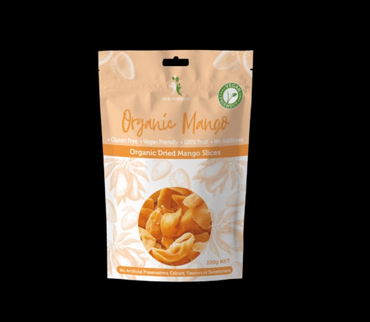 Dr Superfoods Dried Organic Mango Slices 100g